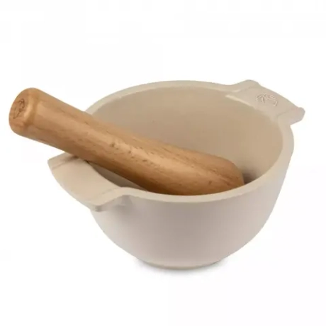 Ступка 550мл 16.8см с пестиком Peugeot Ecru