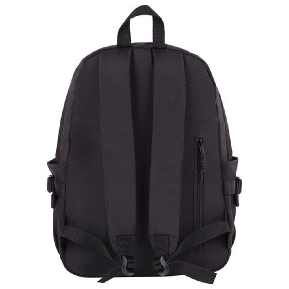 Рюкзак BRAUBERG BLOCKS универсальный, 2 отделения, карман-антивор, черный/серый/белый, 44х32х17 см, 271664