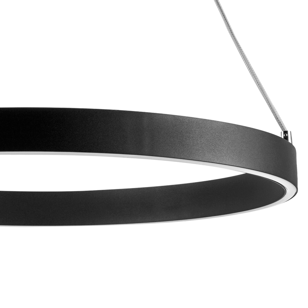 748027 Люстра SATURNO LED 36W 2500LM 70G ЧЕРНЫЙ 3000-6000K