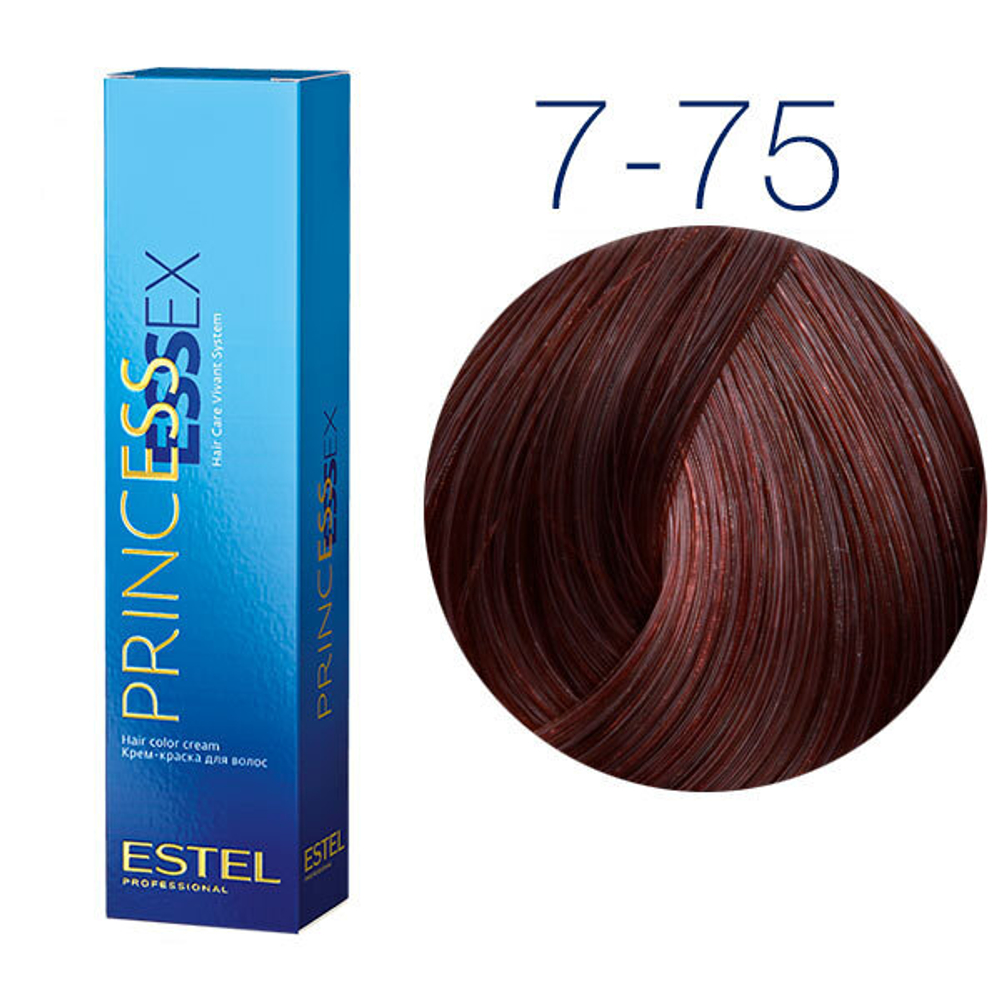 ESTEL PROFESSIONAL 7/75 Средне-русый коричнево-красный Estel Princess Essex 60 мл