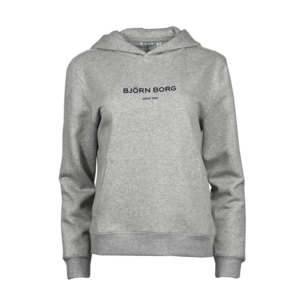 Женская Кофта теннисная Björn Borg Hood Femke W - H108BY light grey melange