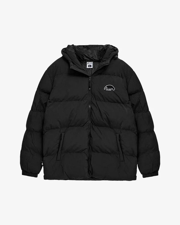 Пуховик AW25 Downjacket Hooded Crispy черный - фото 1