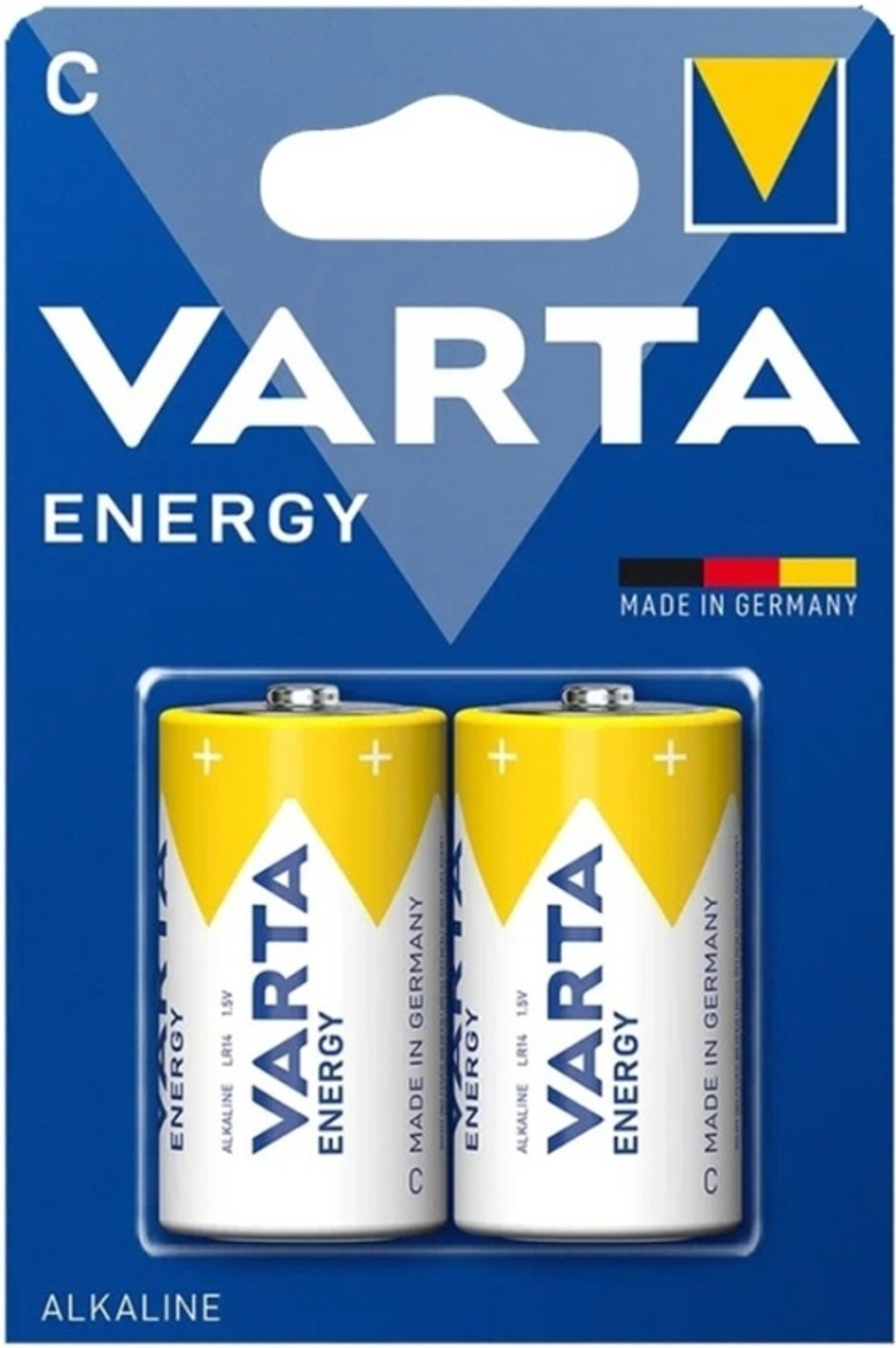 Батарейка VARTA "Energy" C LR14 AA щелочная 2 шт.