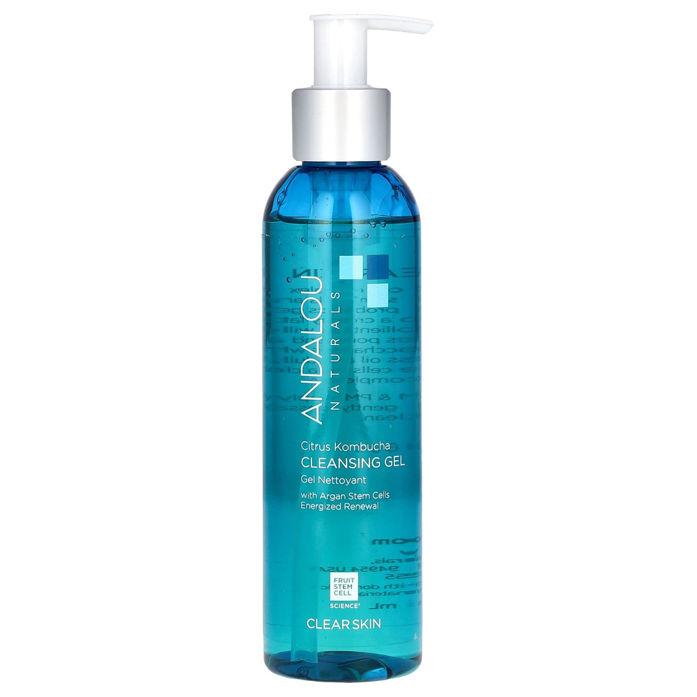 Andalou Naturals, очищающий гель с цитрусовыми и чайным грибом, для чистоты кожи, 178 мл (6 жидк. унций)