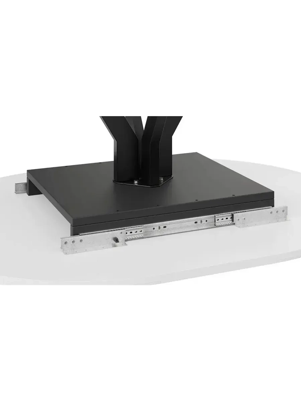 Стол кухонный Стекло глянцевое мрамор 100(132)х75х75 см