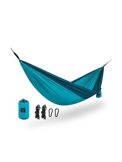 Гамак Naturehike NH21DC011 340T двухместный ультралегкий синий, 6927595713594
