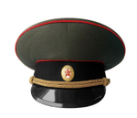 Фуражка повседневная оливковая с черным околышем (СССР)