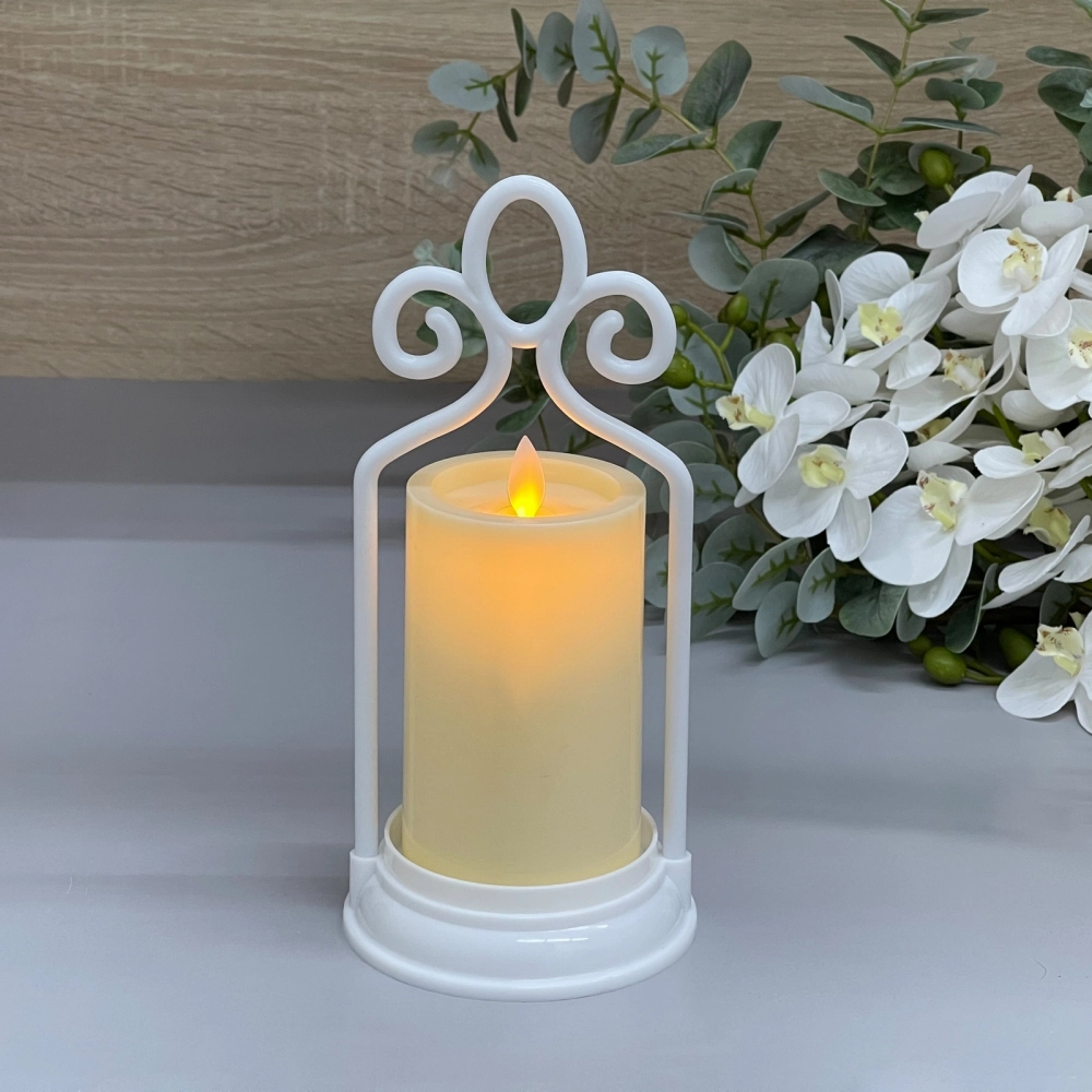 Сувенир с подсветкой «Свеча - Винтаж» 11*24 см (работает от батареек 3 ААА)