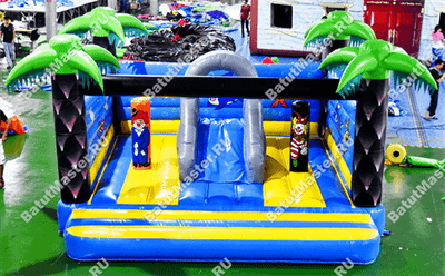 Надувной батут "Компания клоунов"