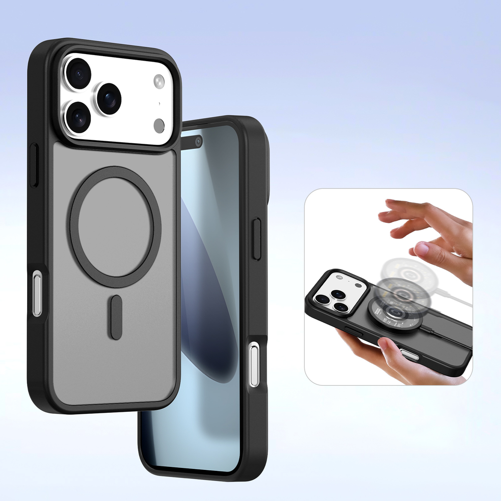 Чехол кошелек с MagSafe из кожи для iPhone 17 Pro Max, серия Lawa Series от Dux Ducis