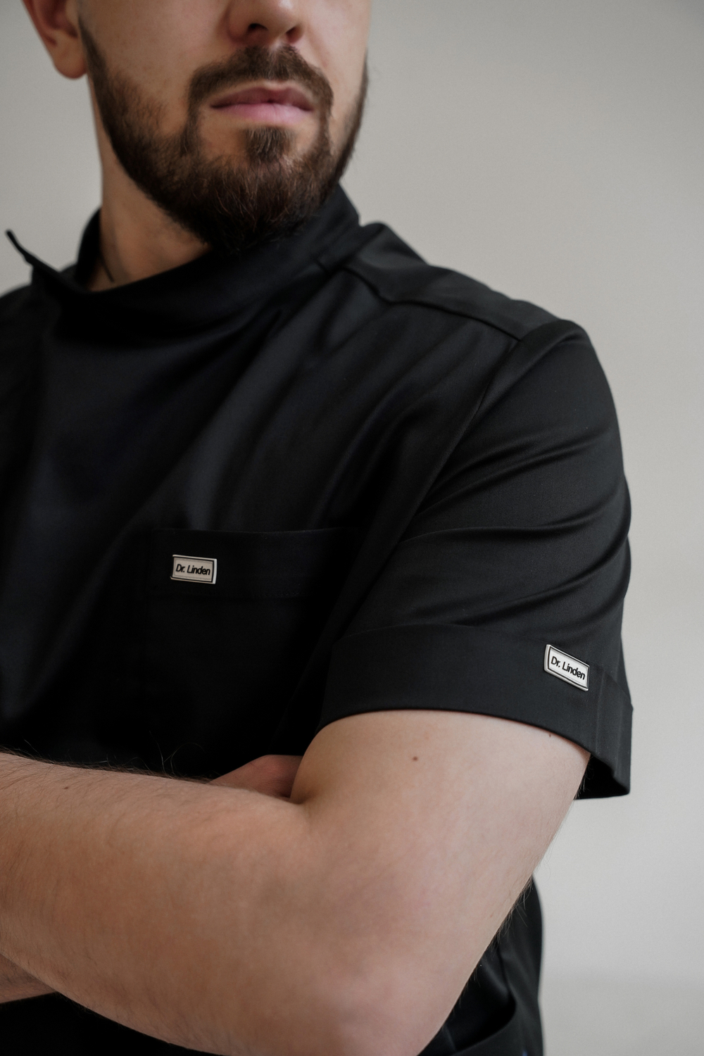 Рубашка со смещенной застёжкой