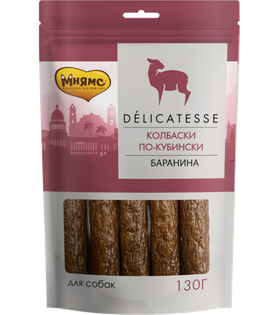Мнямс Лакомство для собак "Колбаски по-кубински" 130гр.