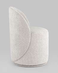 Пуф Loreen вращающийся букле светло-серый