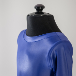 синее платье для танцев