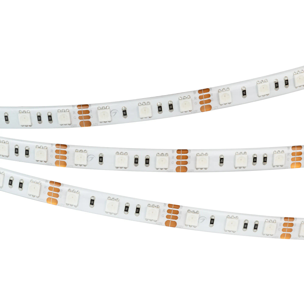 Светодиодная лента герметичная RTW-SE-B60-10mm 12V RGB (14.4 W/m, IP65, 5060, 5m) (Arlight, -) 014618(2)