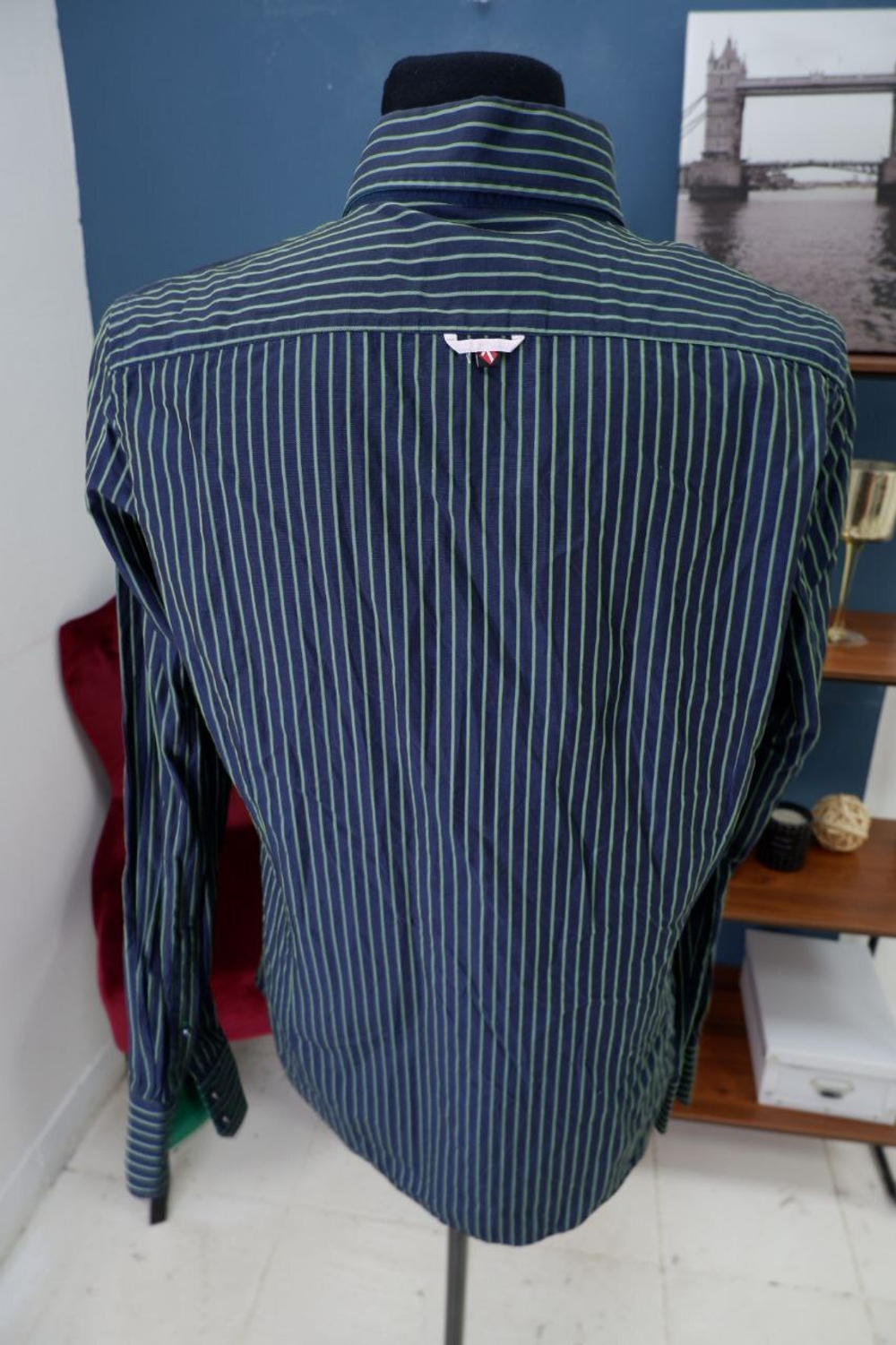 Рубашка Camicie в полоску 48 размер