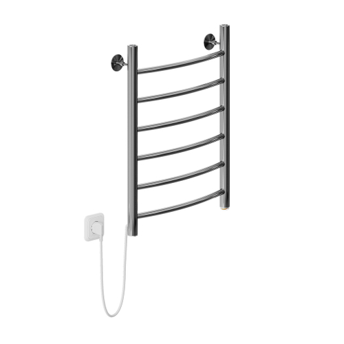 Полотенцесушитель MIXLINE CAPELLA  60х40 (кноп выключат, 222 Вт, 6 перекладин, левый) электрический