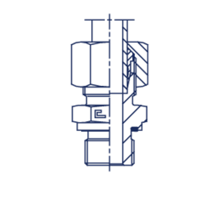 Штуцер FE DS16 BSP 1/2" B4 CAST