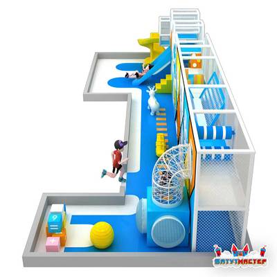 Плоская игровая зона «Волшебный Лес», 15×5,5×2,8 м