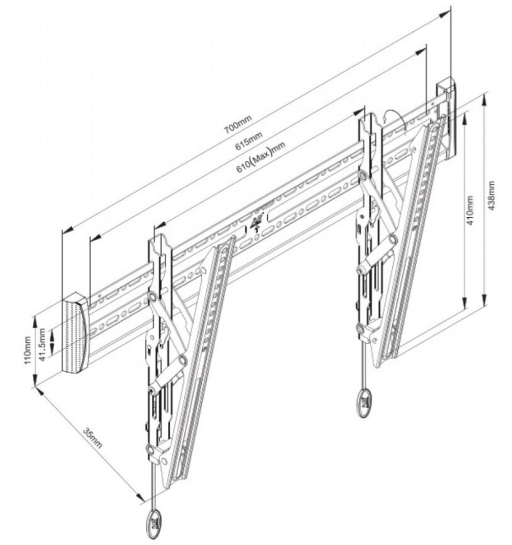 Кронштейн для LCD/LED (40-65") NB C3-T