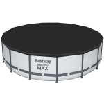 Каркасный бассейн Bestway Steel Pro 56488 (457х107 см) с картриджным фильтром, тентом и лестницей