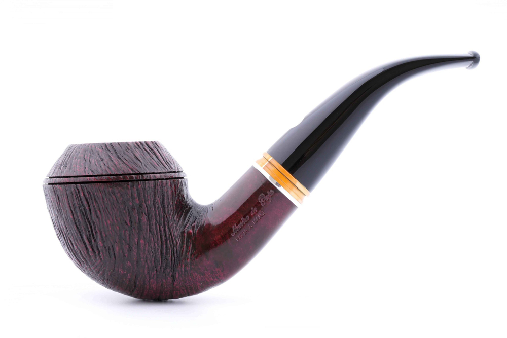 Трубка Mastro De Paja Pettinata Classica с цветным кольцом, M451-12