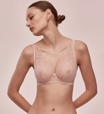 Бюстгальтер-бралетт Glow (Размер: 70F) (Цвет: пудровый)