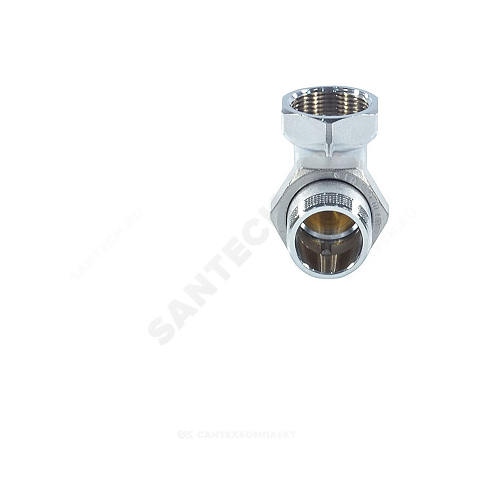 Соединитель латунь хром американка Ду 32 (1 1/4") угловой ВР/НР R19 Giacomini R19X006