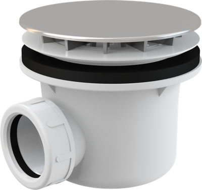 Сифон A49CR  для душевого поддона, хромированный