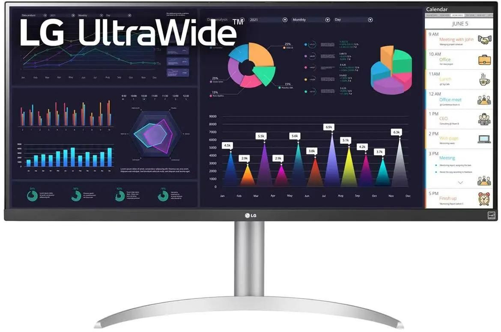 Монитор 34" LG 34WQ650-W