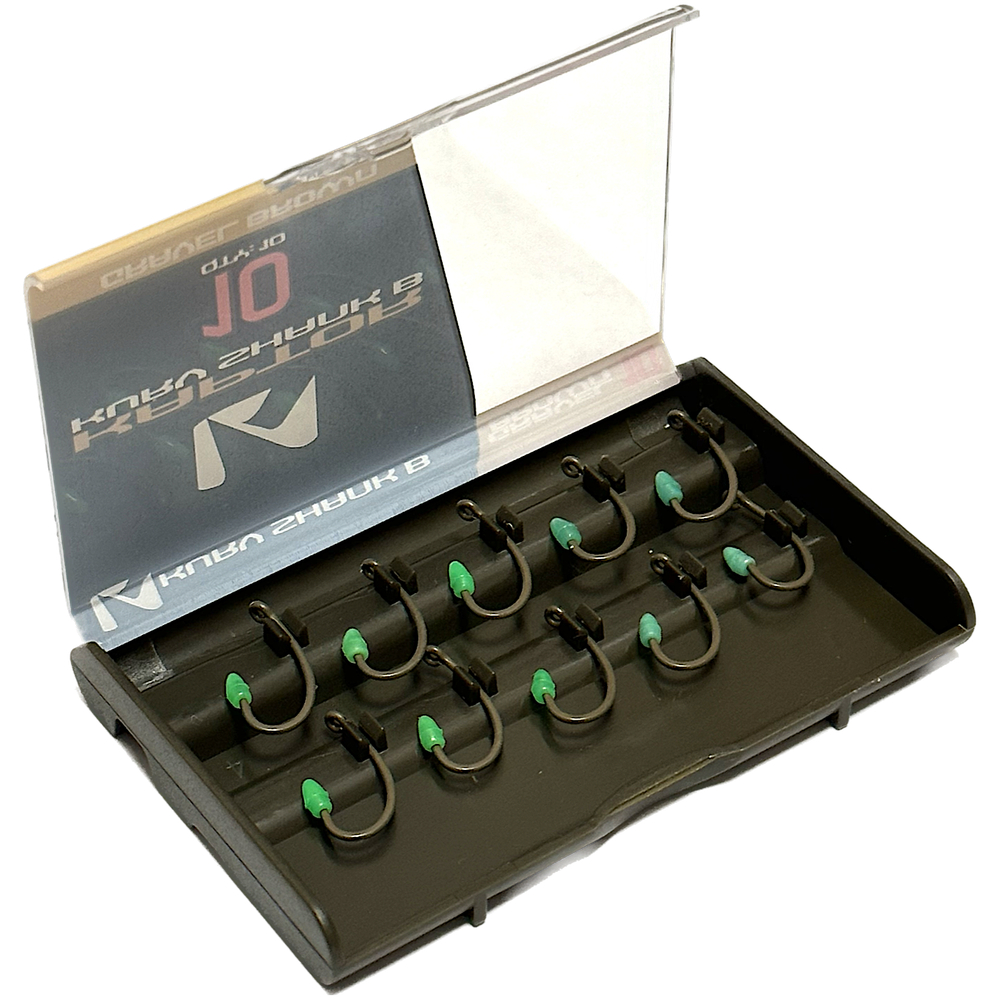 Крючок Korda Kaptor Kurv Shank-B Gravel-10 KAP34 10шт