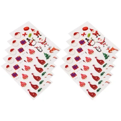 Наклейки новогодние «Зимнее веселье» 6,7*12 см