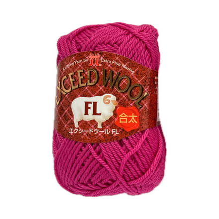 Exceed Wool FL, цвет 714 ярко-розовый