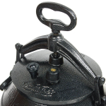 Казан афганский алюминий, 10 л, с крыш, с ручками, чер, ach10