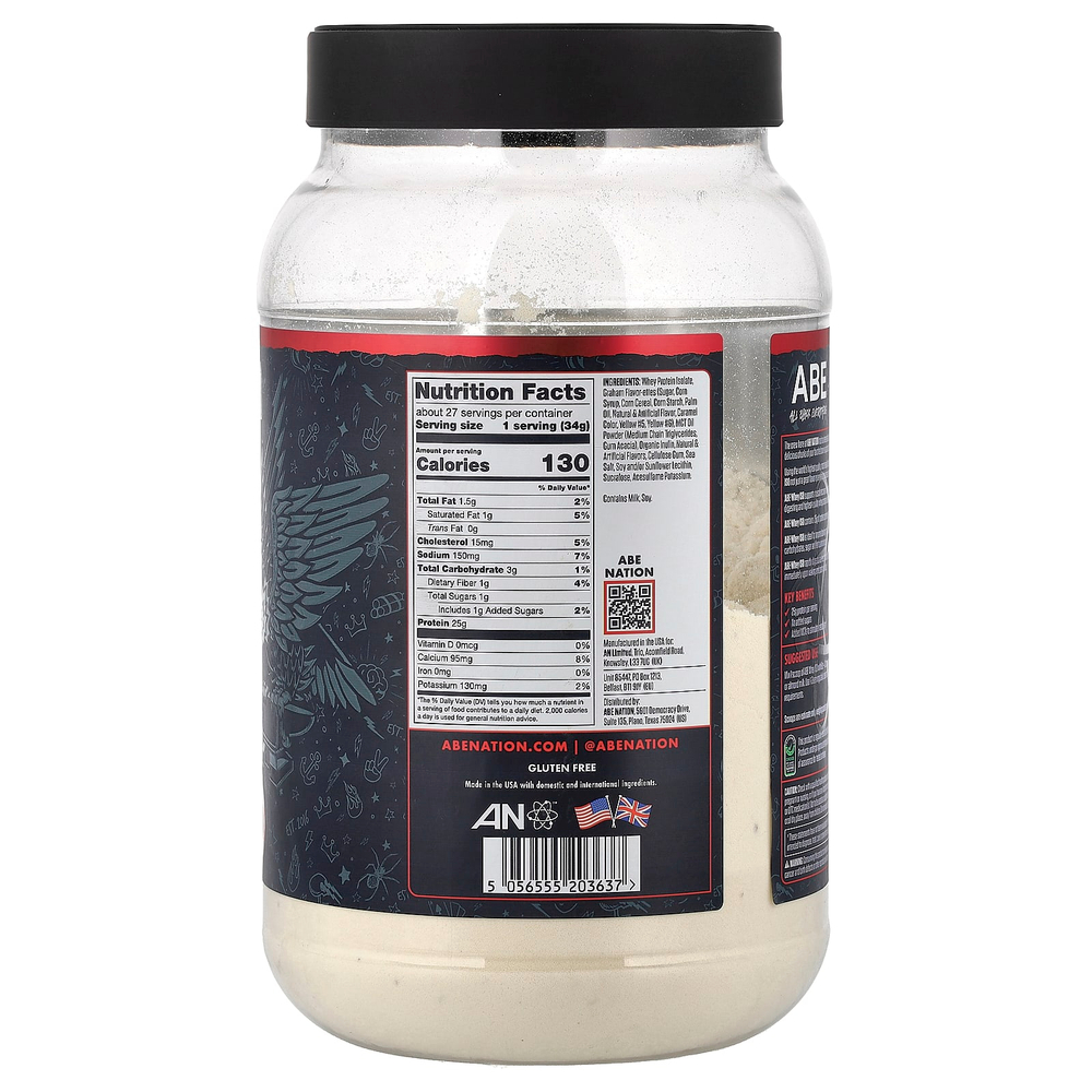 ABE, Whey ISO, сывороточный печенье, 907 г (2 фунта)