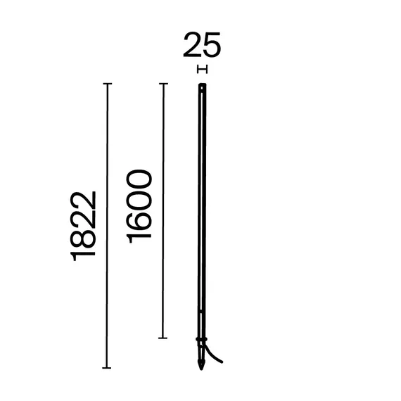 Ландшафтный светильник Опора / Pole 3000K 24Вт IP 65 Outdoor o440fl-l24gf3k