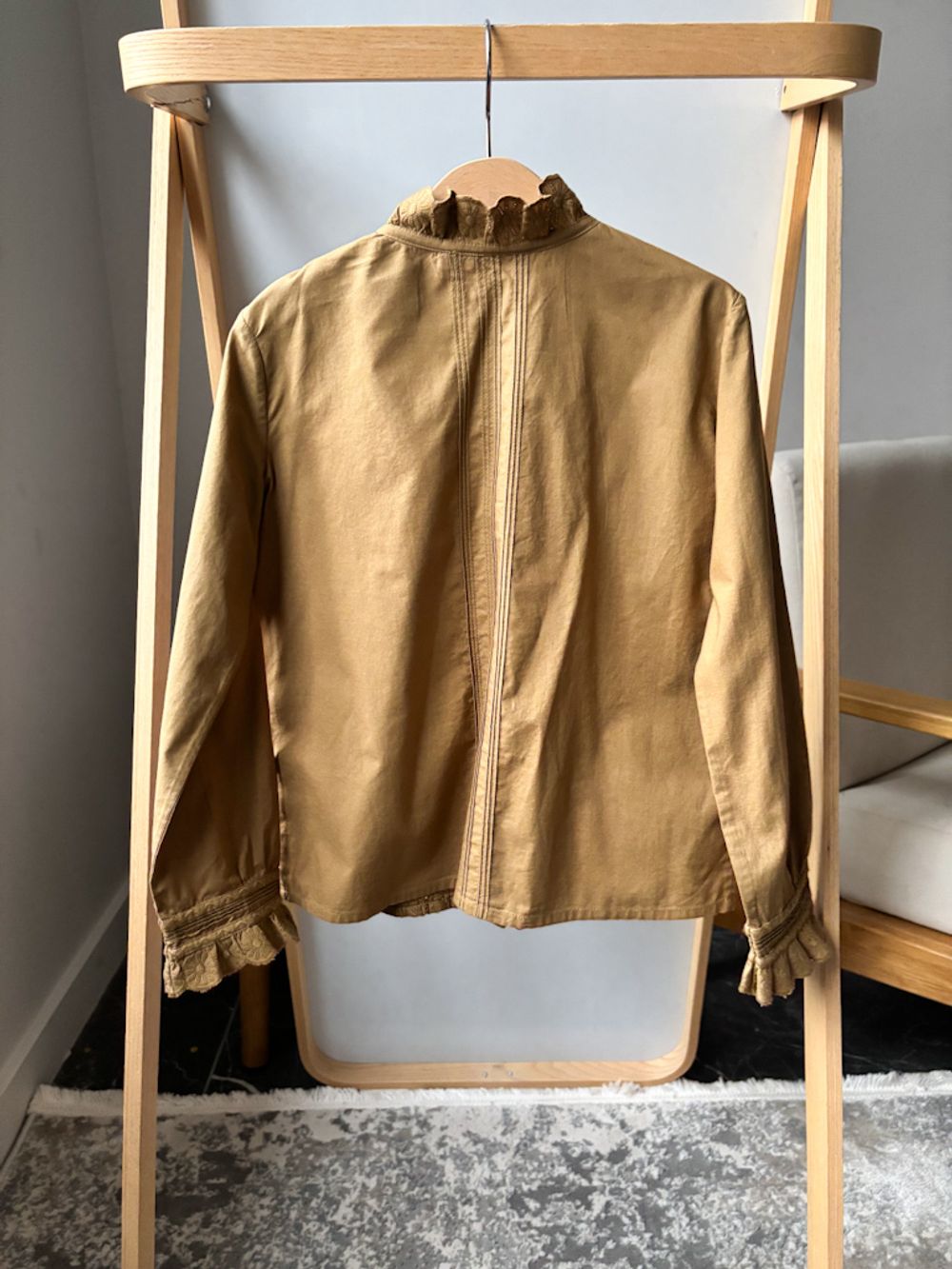 Хлопковая блузка Bonpoint, 128