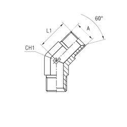 Соединение P45 BSP 1.1/4 - BSP 1.1/4