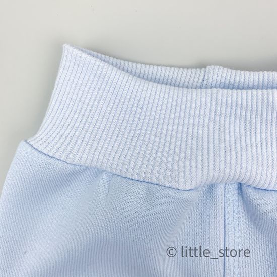 Ползунки утепленные "Нежный возраст" голубые