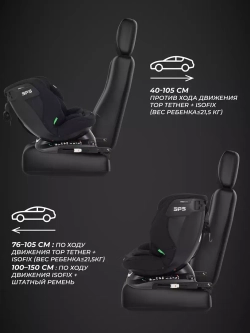 Автокресло MOWBaby UB616 "MOTION" isofix (40-150см)