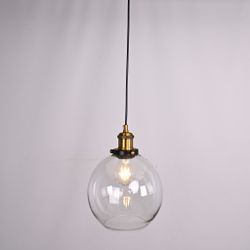 Подвесной светильник Loft Clear Glass Sphere Cloche