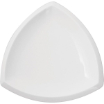 Тарелка «Кунстверк» треугольная;фарфор;,L=18,B=18см;белый (Цвет: белый)