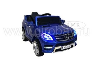 Детский электромобиль River Toys MERCEDES-BENZ ML350 синий фото №2