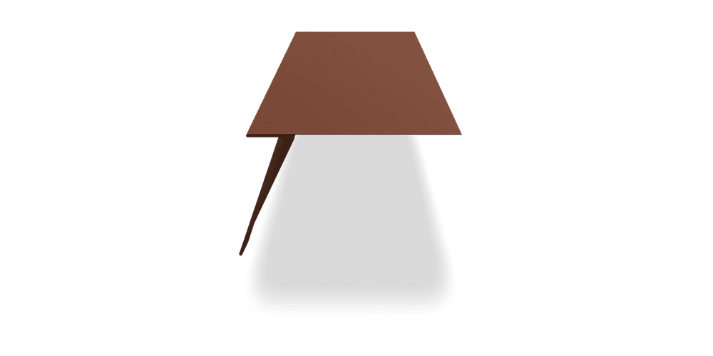 Планка карнизная фальц 130х80х2000 Satin Matt