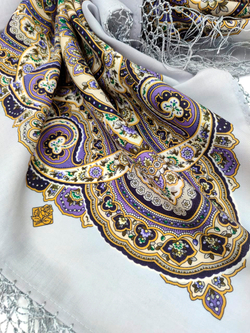 Павловопосадский платок Женское счастье 1906-1
