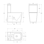 Унитаз-компакт безободковый BelBagno ALBANO