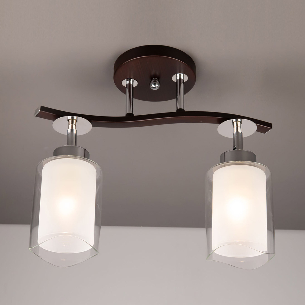 Citilux Фортуна CL156122 Люстра с поворотными плафонами Венге Хром