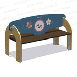 Скамья двусторонняя Romana 302.18.00-02 (фанера)