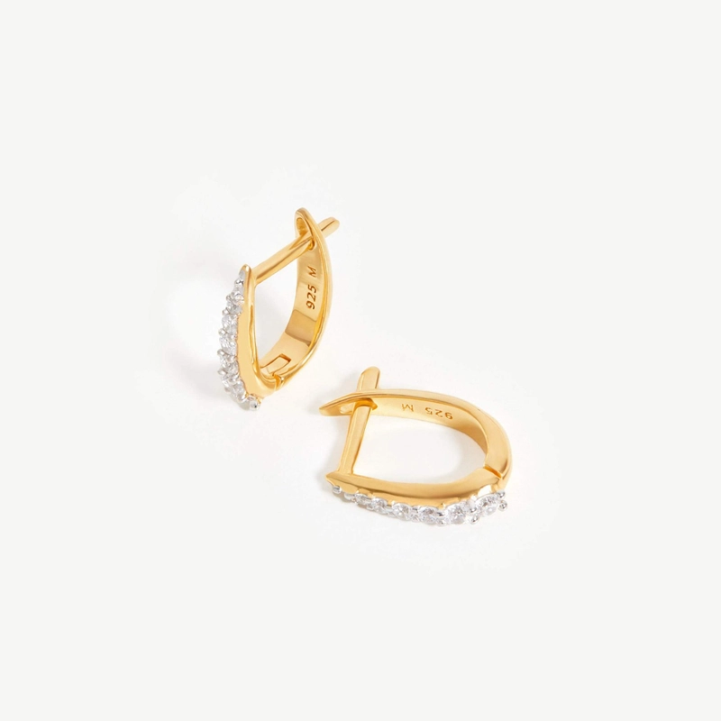 Серьги Коготь – Золотой кристалл