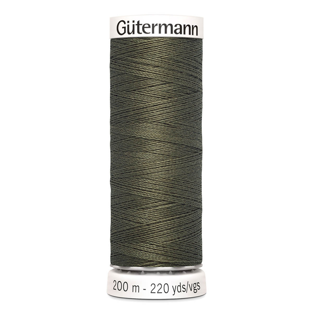 01 Нить Sew-All 100/200 м для всех материалов, 100% полиэстер Gutermann 748277 (676 св.хаки)